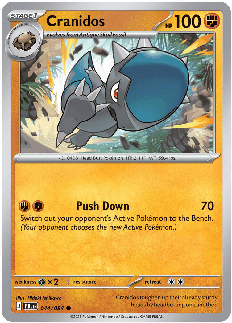 Cranidos (044/084) [Mega Evolution: Pitch Black] | Clutch Gaming