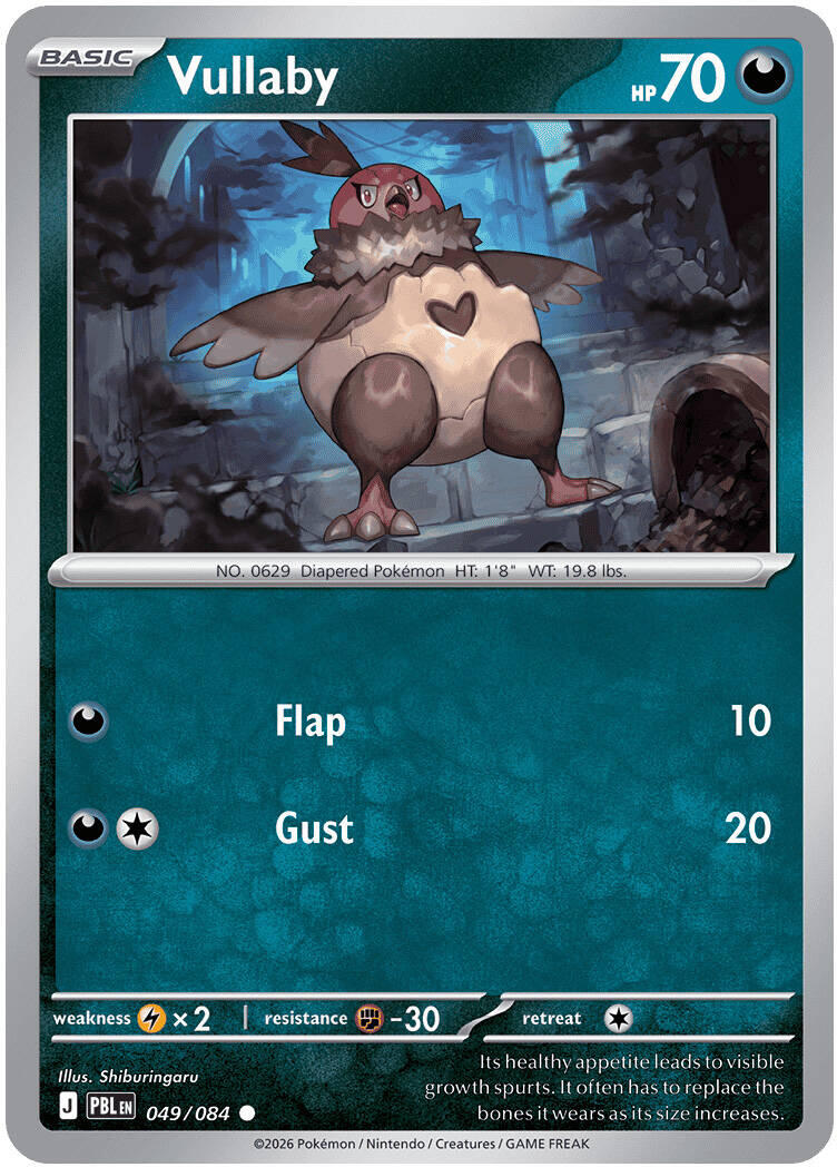 Vullaby (049/084) [Mega Evolution: Pitch Black] | Clutch Gaming