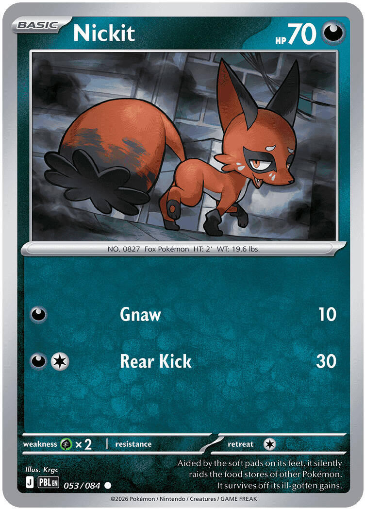 Nickit (053/084) [Mega Evolution: Pitch Black] | Clutch Gaming