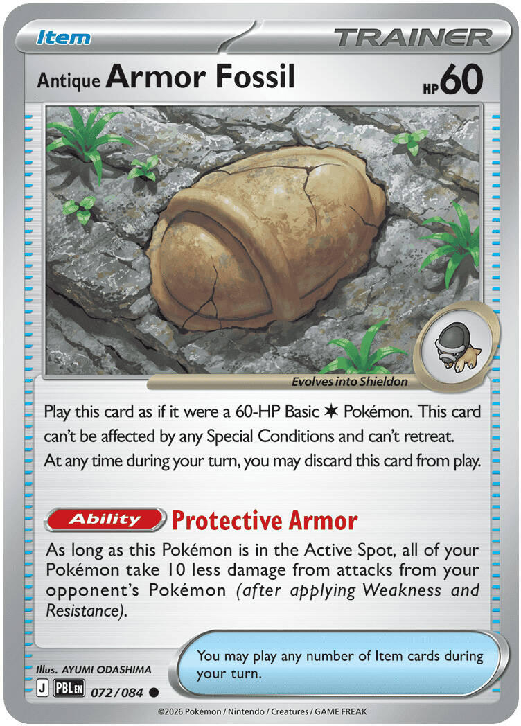 Antique Armor Fossil (072/084) [Mega Evolution: Pitch Black] | Clutch Gaming