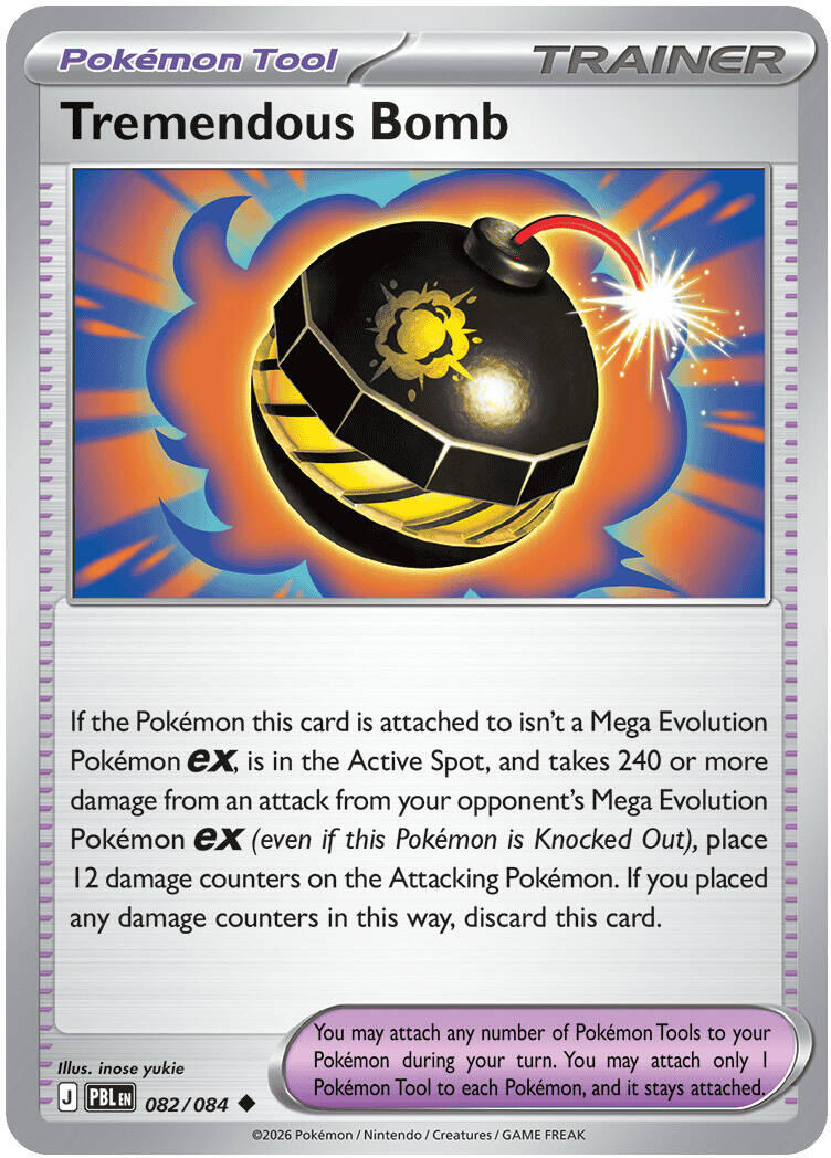 Tremendous Bomb (082/084) [Mega Evolution: Pitch Black] | Clutch Gaming