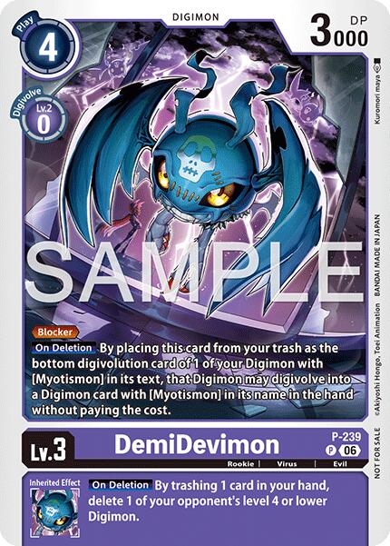 DemiDevimon [P-239] (Official Store Tournament 2026 Vol. 3 Participant) [Promotional Cards] | Clutch Gaming
