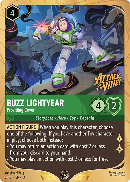Buzz Lightyear - Providing Cover (5) [Promo Cards] | Clutch Gaming