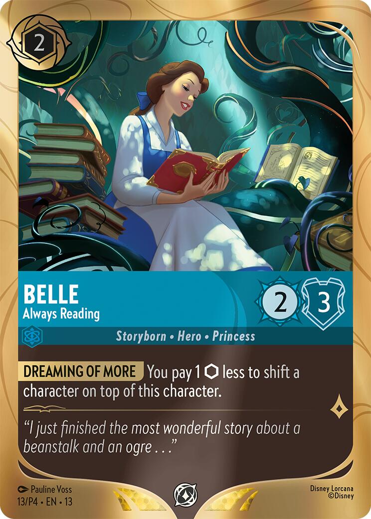 Belle - Always Reading (13) [Promo Cards] | Clutch Gaming