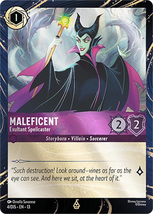 Maleficent - Exultant Spellcaster (4) [Promo Cards] | Clutch Gaming