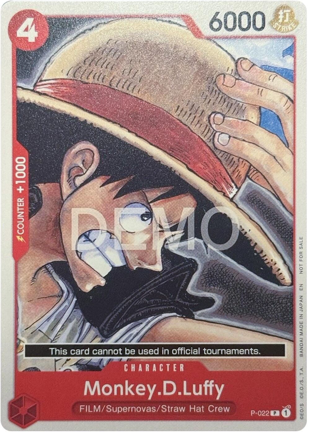 Monkey.D.Luffy (P-022) [One Piece Demo Deck Cards] | Clutch Gaming