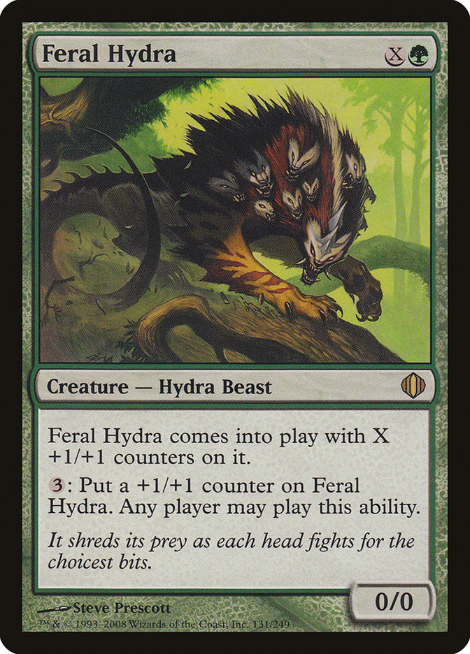 Feral Hydra (Oversized) [Oversize Cards] | Clutch Gaming