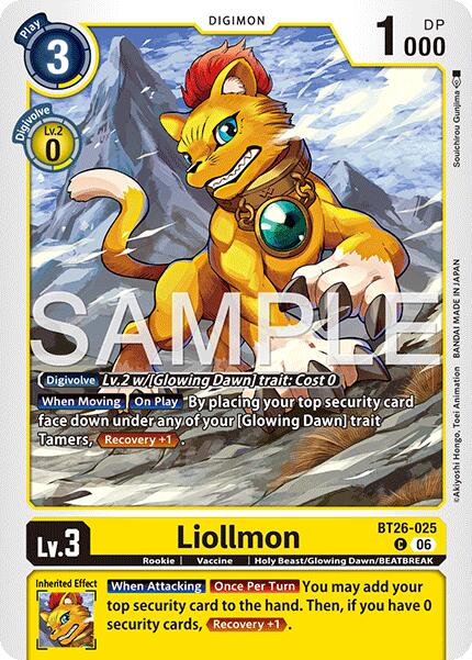 Liollmon [BT26-025] [Timeless Bonds] | Clutch Gaming