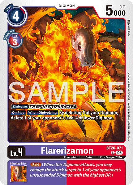 Flarerizamon [BT26-071] [Timeless Bonds] | Clutch Gaming