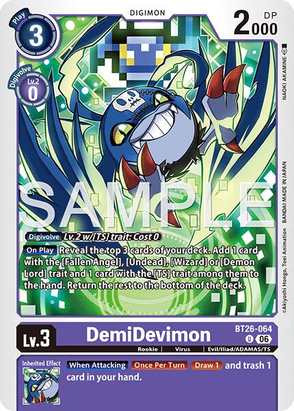 DemiDevimon [BT26-064] [Timeless Bonds] | Clutch Gaming