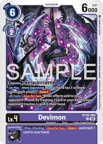 Devimon [BT26-068] [Timeless Bonds] | Clutch Gaming
