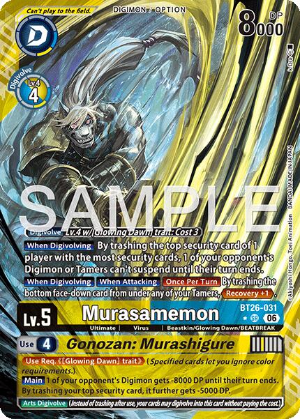 Murasamemon // Gonozan: Murashigure [BT26-031] (Alternate Art) [Timeless Bonds] | Clutch Gaming
