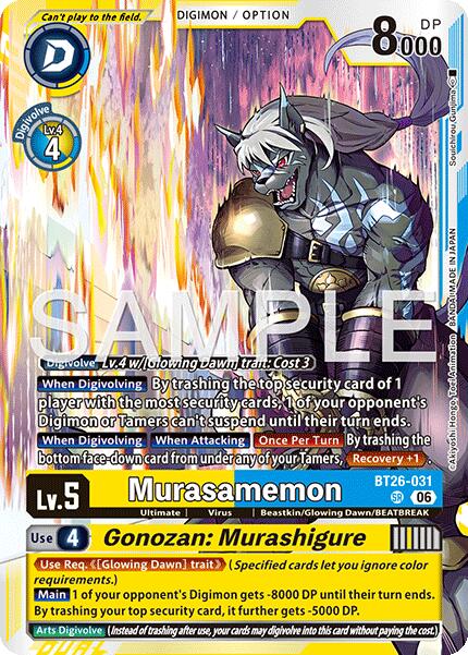 Murasamemon // Gonozan: Murashigure [BT26-031] [Timeless Bonds] | Clutch Gaming