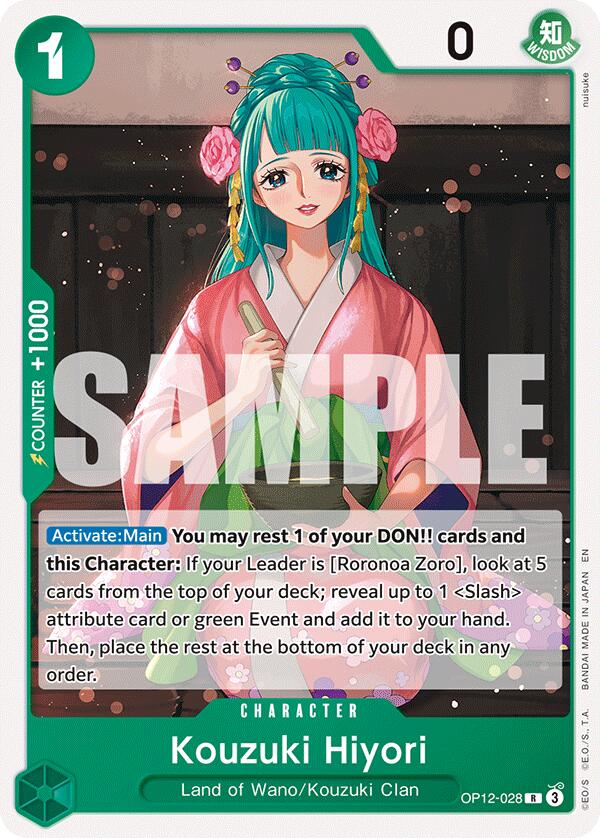 Kouzuki Hiyori [Starter Deck: GREEN Roronoa Zoro] | Clutch Gaming