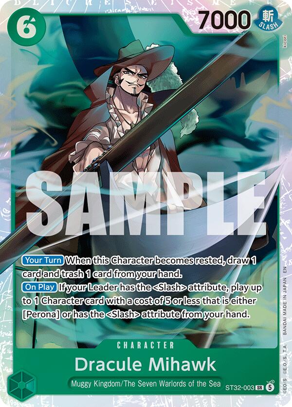 Dracule Mihawk [Starter Deck: GREEN Roronoa Zoro] | Clutch Gaming