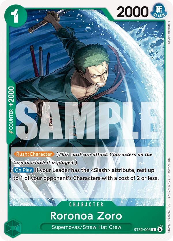 Roronoa Zoro [Starter Deck: GREEN Roronoa Zoro] | Clutch Gaming