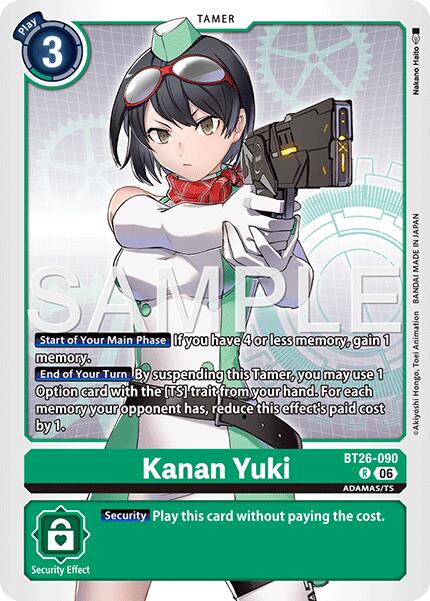 Kanan Yuki [BT26-090] [Timeless Bonds] | Clutch Gaming