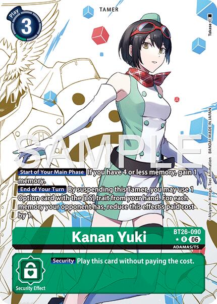 Kanan Yuki [BT26-090] (Alternate Art) [Timeless Bonds] | Clutch Gaming