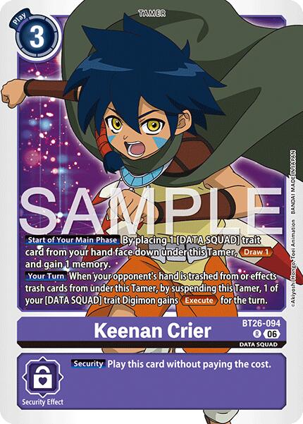 Keenan Crier [BT26-094] [Timeless Bonds] | Clutch Gaming