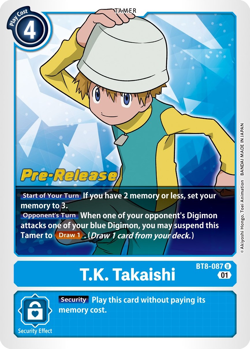 T.K. Takaishi [BT8-087] [New Awakening Pre-Release Cards] | Clutch Gaming