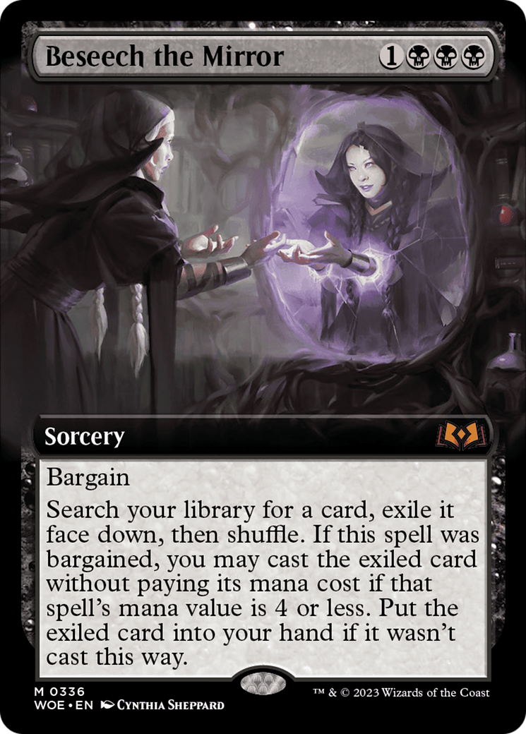 Beseech the Mirror (Extended Art) [Wilds of Eldraine] | Clutch Gaming