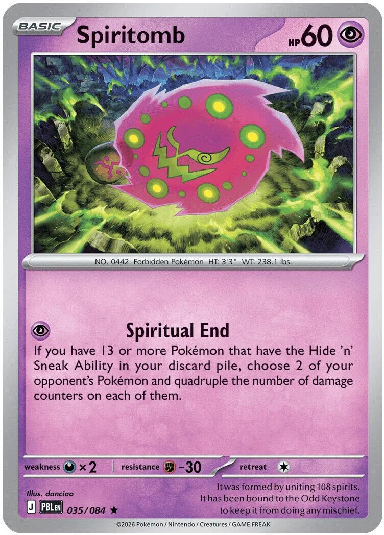 Spiritomb (035/084) (Deck Exclusive) [Mega Evolution: Pitch Black] | Clutch Gaming