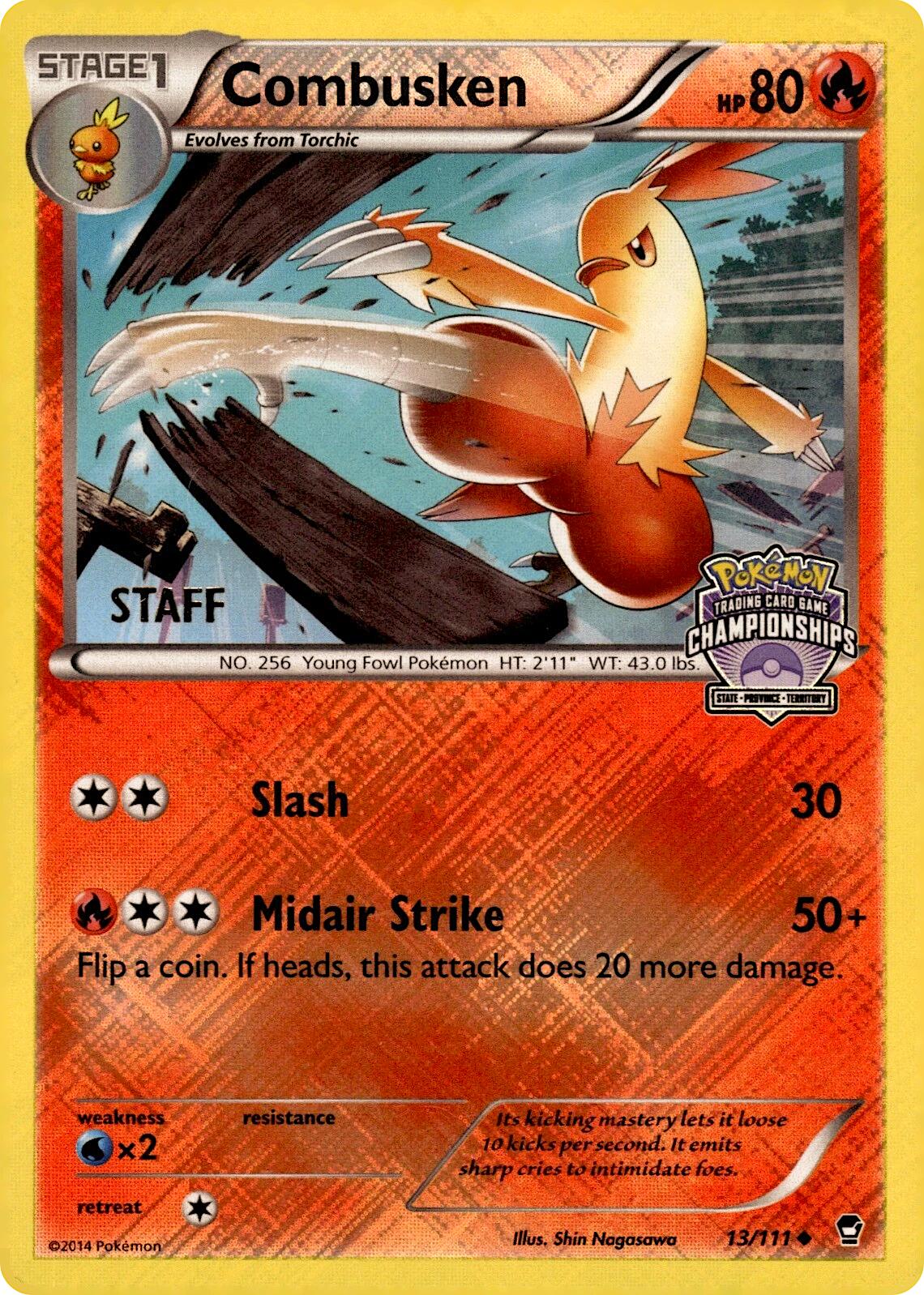 Combusken (13/111) (State Championships) [Staff] [League & Championship Cards] | Clutch Gaming