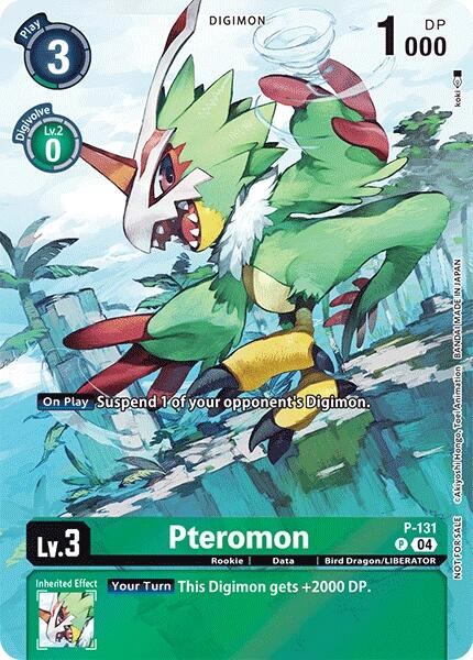 Pteromon [P-131] (Digimon Liberator D-Storage Set) [Promotional Cards] | Clutch Gaming