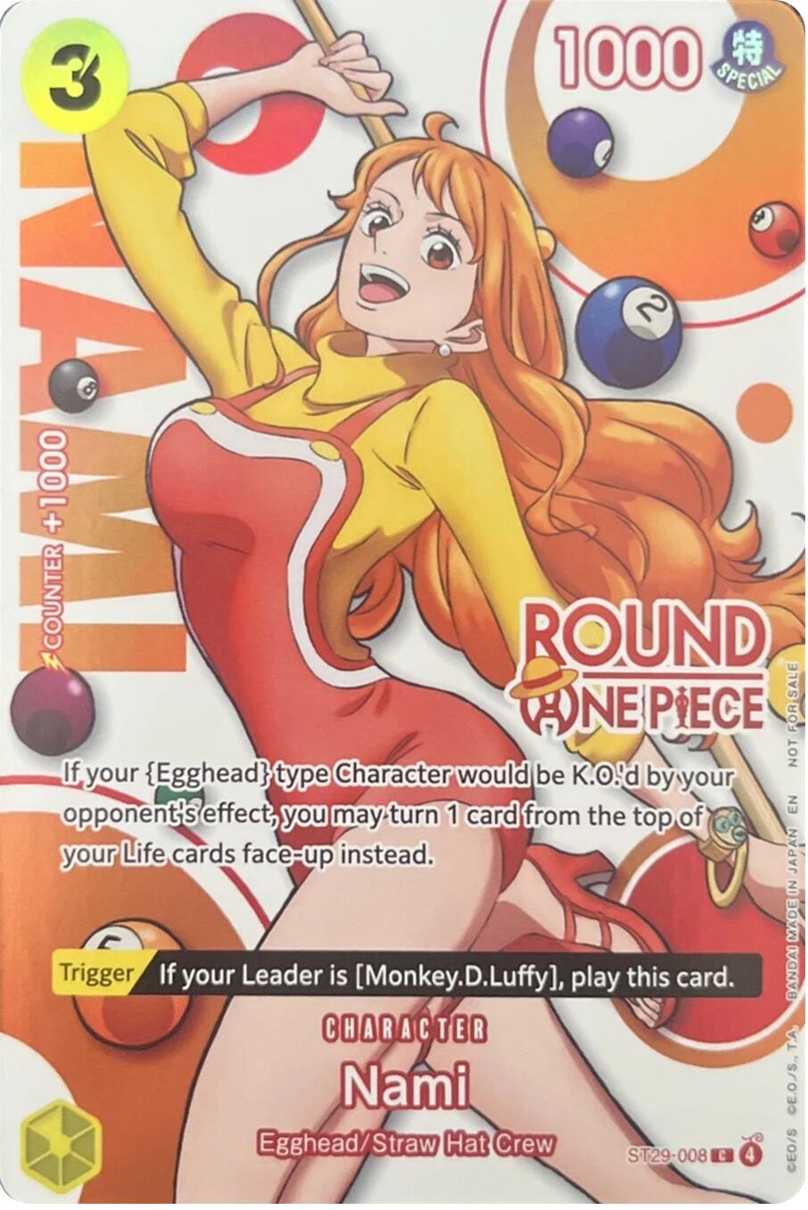 Nami (Round 1 Promo) [One Piece Promotion Cards] | Clutch Gaming