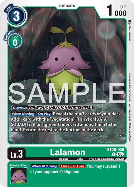 Lalamon [BT26-036] [Timeless Bonds] | Clutch Gaming