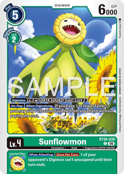 Sunflowmon [BT26-039] [Timeless Bonds] | Clutch Gaming