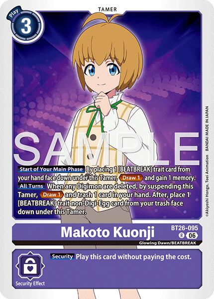 Makoto Kuonji [BT26-095] [Timeless Bonds] | Clutch Gaming