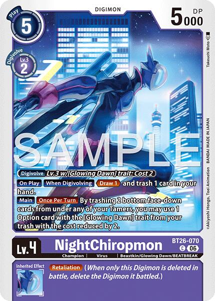 NightChiropmon [BT26-070] [Timeless Bonds] | Clutch Gaming