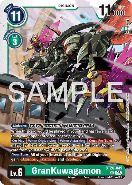 GranKuwagamon [BT26-045] [Timeless Bonds] | Clutch Gaming