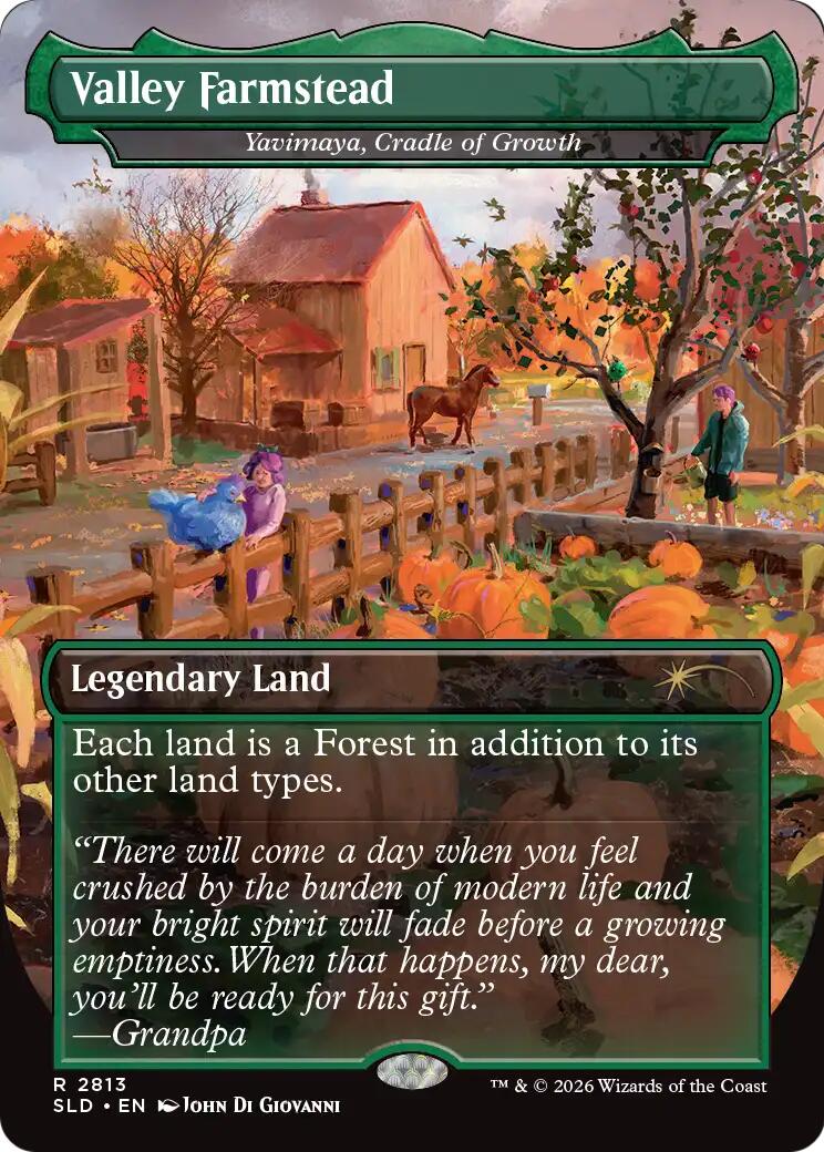 Valley Farmstead - Yavimaya, Cradle of Growth [Secret Lair Drop Series] | Clutch Gaming