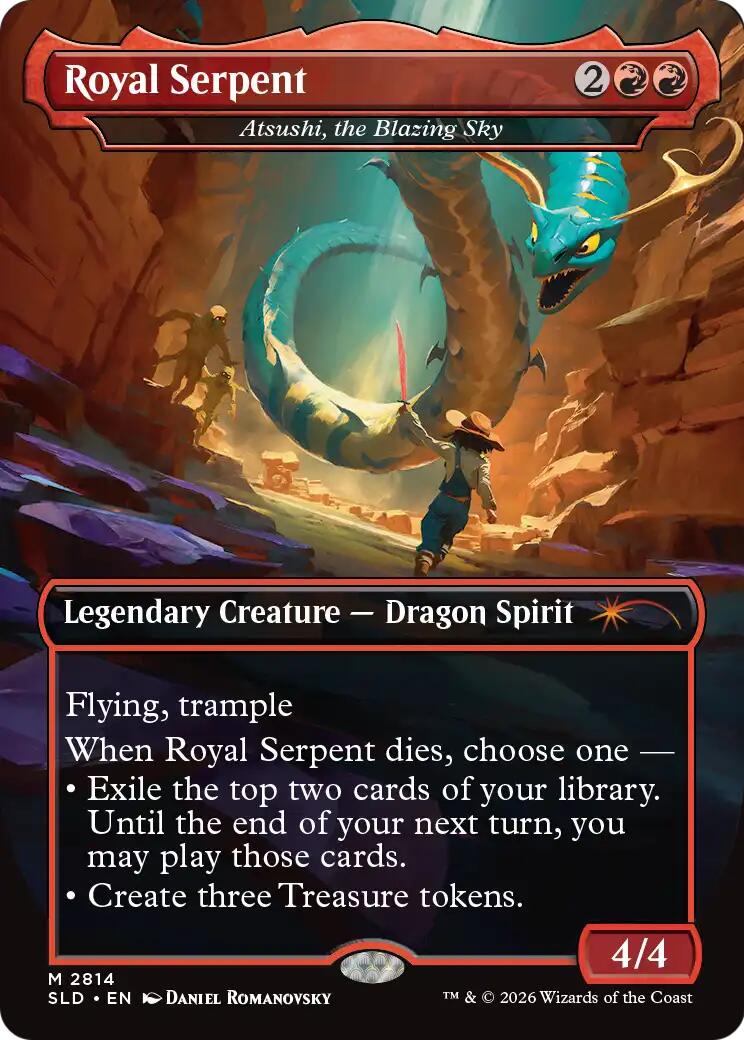 Royal Serpent - Atsushi, the Blazing Sky [Secret Lair Drop Series] | Clutch Gaming
