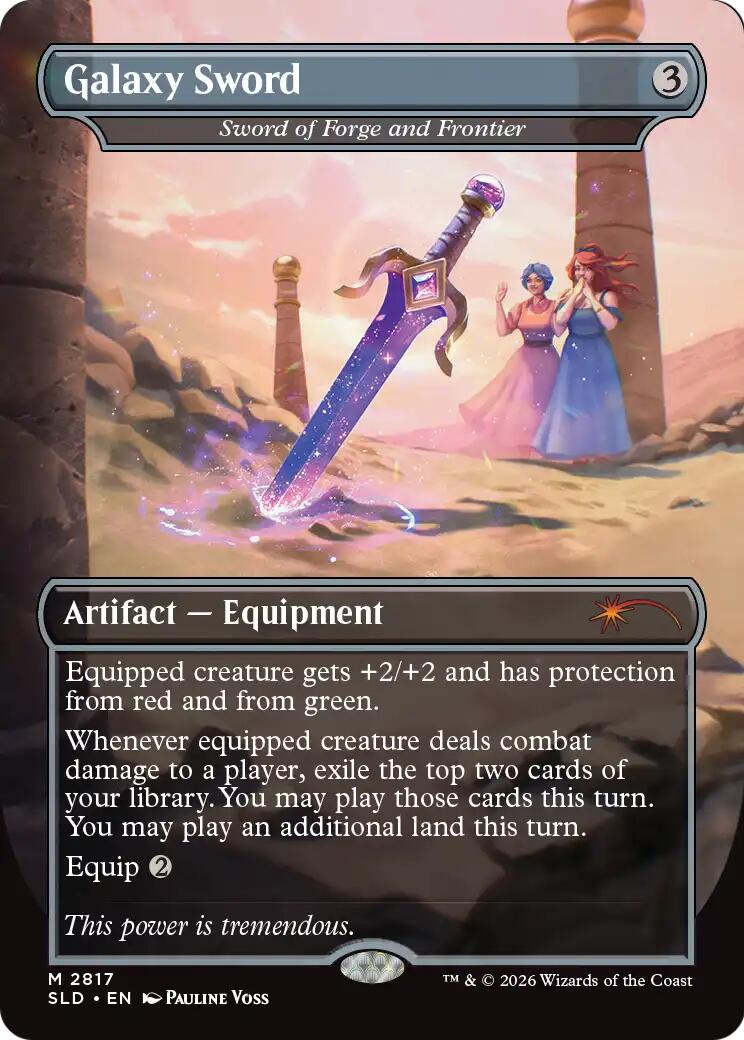 Galaxy Sword - Sword of Forge and Frontier [Secret Lair Drop Series] | Clutch Gaming