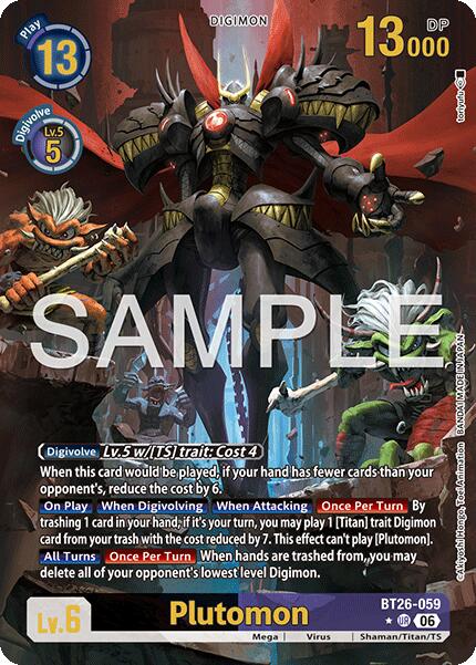Plutomon [BT26-059] (Alternate Art) [Timeless Bonds] | Clutch Gaming