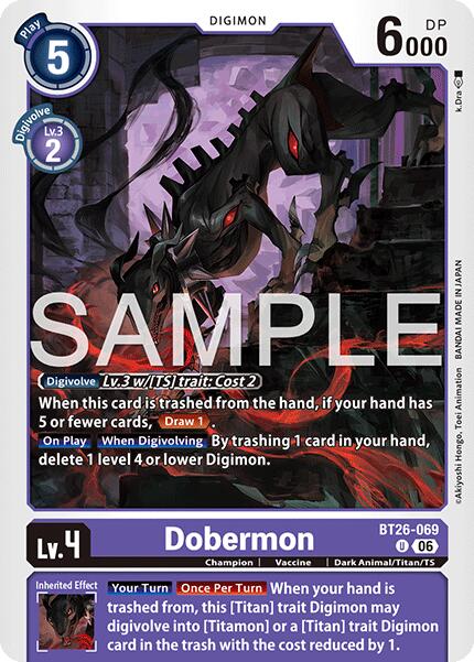Dobermon [BT26-069] [Timeless Bonds] | Clutch Gaming