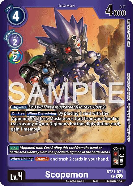 Scopemon [BT21-071] [Limited Card Pack -Final Crest-] | Clutch Gaming
