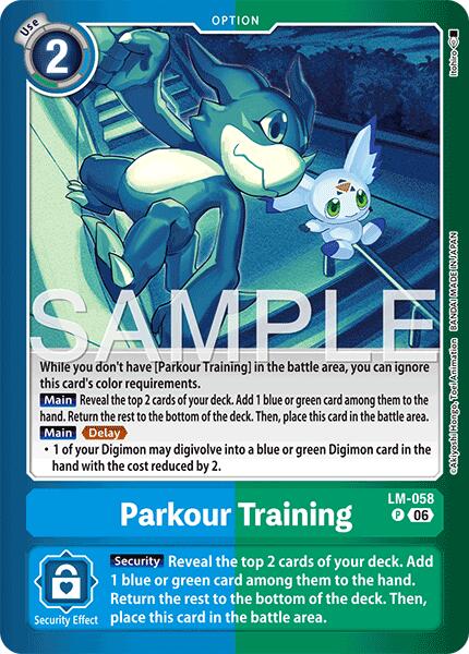 Parkour Training [LM-058] [Limited Card Pack -Final Crest-] | Clutch Gaming