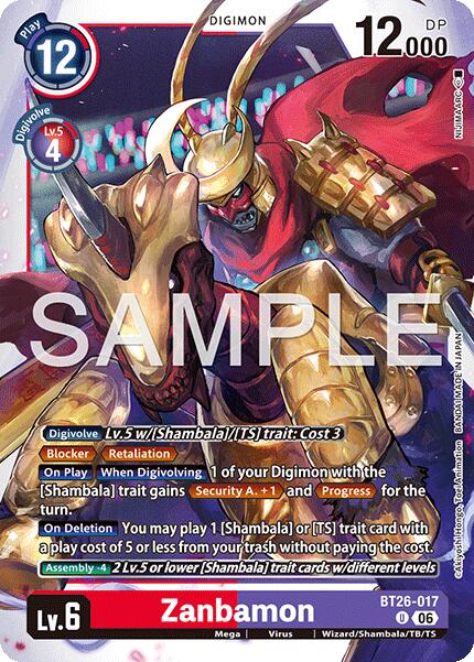 Zanbamon [BT26-017] [Timeless Bonds] | Clutch Gaming
