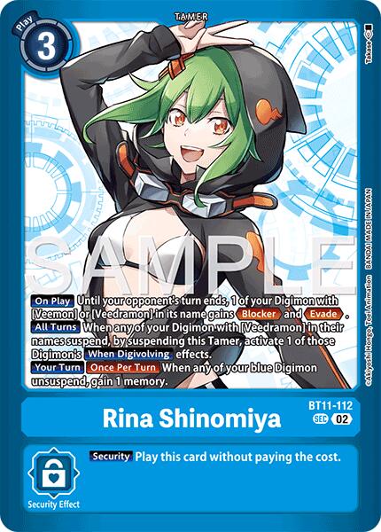 Rina Shinomiya [BT11-112] [Limited Card Pack -Final Crest-] | Clutch Gaming