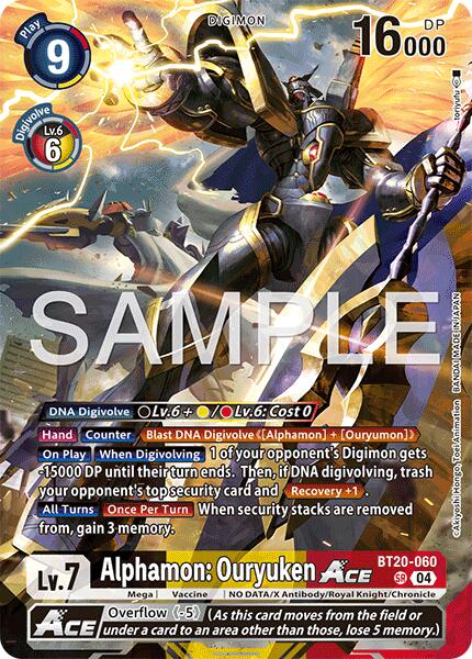 Alphamon: Ouryuken ACE [BT20-060] [Limited Card Pack -Final Crest-] | Clutch Gaming