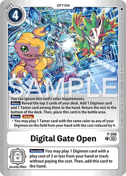 Digital Gate Open [P-206] [Limited Card Pack -Final Crest-] | Clutch Gaming
