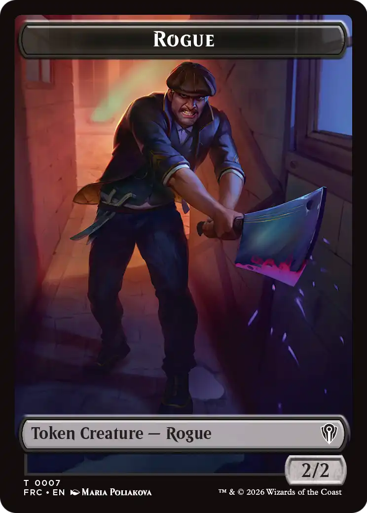 Insect // Rogue Double-Sided Token [Reality Fracture Commander Tokens] | Clutch Gaming