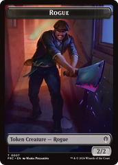 Insect // Rogue Double-Sided Token [Reality Fracture Commander Tokens] | Clutch Gaming