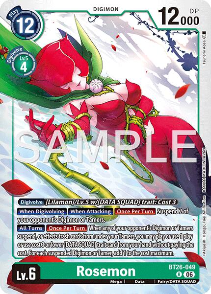 Rosemon [BT26-049] [Timeless Bonds] | Clutch Gaming