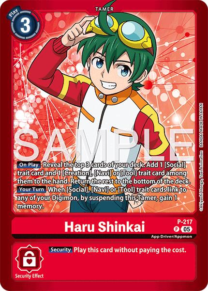 Haru Shinkai [P-217] [Limited Card Pack -Final Crest-] | Clutch Gaming