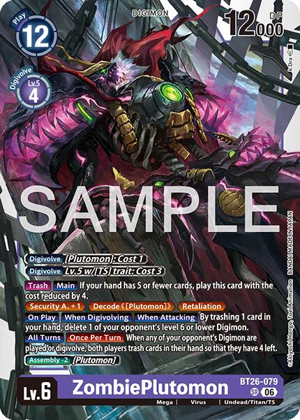 ZombiePlutomon [BT26-079] [Timeless Bonds] | Clutch Gaming